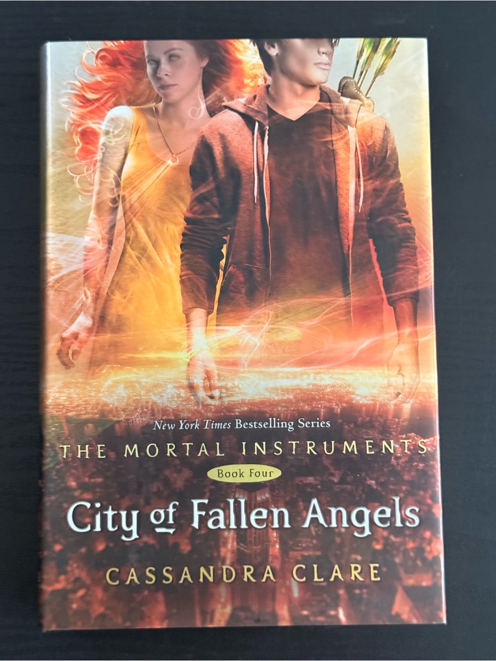 City of Fallen Angels by Cassandra Clare - Orange & Red Cover